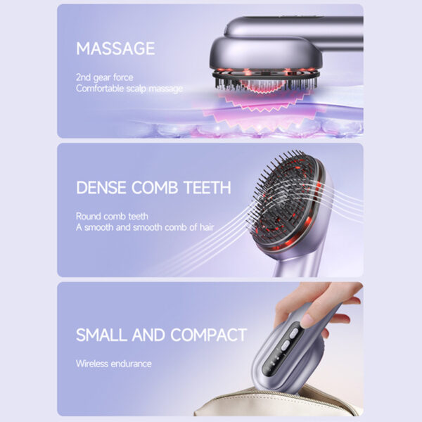 Essential Oil Mist Scalp Massage Comb – Nourishing Head Spa Brush - Image 4